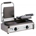 Grill contact professionnel, électrique, double, lisses