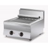 Grill électrique de table, surface de cuisson rainurée - 540 x 420 mm