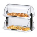 Vitrine double pour buffet - L 470 x P 315 x H 415 mm