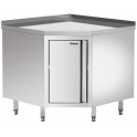 Armoire d'angle professionnelle avec porte - L 900mm