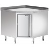 Armoire d'angle professionnelle avec porte - L 900mm