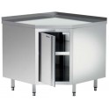 Armoire d'angle professionnelle avec porte - L 1000mm