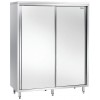 Armoire haute inox 2 portes coulissantes L 1200mm