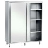 Armoire haute inox 2 portes coulissantes L 1200mm