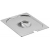 Couvercle ajouré inox 18/10  pour bac GN 1/9