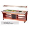 Chariot buffet froid pour  6x1/1GN, P150mm