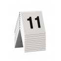 10 chevalets de table numérotés de 11 à 20