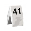 10 chevalets de table numérotés de 41 à 50