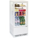 Mini vitrine réfrigérée positive 78Litres- Blanche