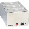 Bain marie avec 3 x GN 1/3