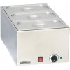 Bain marie avec 3 x GN 1/3