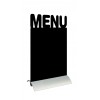 Ardoise MENU - support aluminium