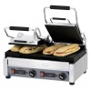 Grill Panini double - Premium Rainurée - Lisse avec minuteur