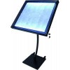Porte-menu 6xA4 + pied 95cm - Eclairage LED   