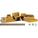 Caisse carton: Long 25 x Larg 15 x H 10cm 