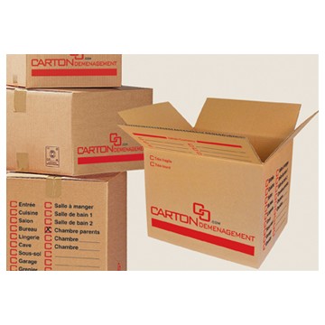 Caisse carton déménagement - lot de 30 grands cartons