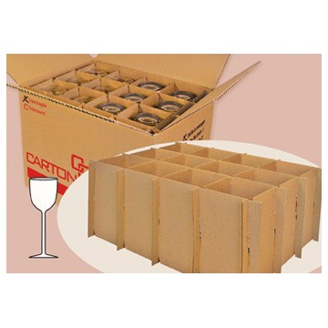 Croisillons 75 verres pour carton Barrel ou XL – D-Menago