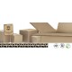 Caisse carton double cannelure - Longueur de 20 à 30cm 