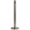 Cendrier tubulaire en inox - hauteur 113cm