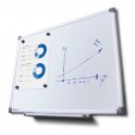 Tableau blanc fond magnétique - 60x45cm