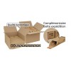 Carton pour 3 - 6 cartons bouteilles 37,5x36,5x h25/h12,5cm