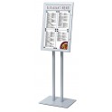 Porte-menu LED avec pied - 4 x A4 