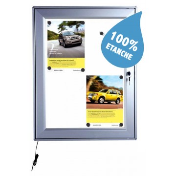 Cadre d'affichage magnétique vitrine - Affichage publicitaire