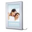 Cadre clic clac lumineux LED affichage vitrine ou mural