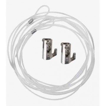 Cable suspension cadres double face : Accessoires cadres porte