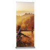 Roll up noir premium 85x220cm - Hauteur variable