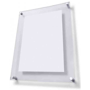 Tableau blanc magnétique mural A2 ou A3 à bords arrondis à personnaliser