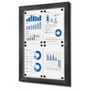 Vitrine affichage verrouillable Anthracite -Ral 7016