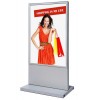 Totem publicitaire double face A0 ( 841 x 1189mm) sur pied