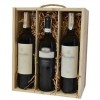 Coffret bois vin personnalisable 3 bouteilles de vin