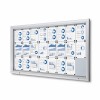Vitrine d'affichage extérieur  IP56 - Fond métal 