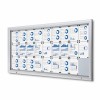 Vitrine d'affichage extérieur  IP56 - Fond métal 
