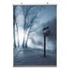 Porte affiche aluminium : Largeur 30cm 