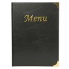 Protège-menus A4 - PVC - Noir 