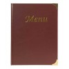 Protège-menus A4 - couverture PVC Rouge